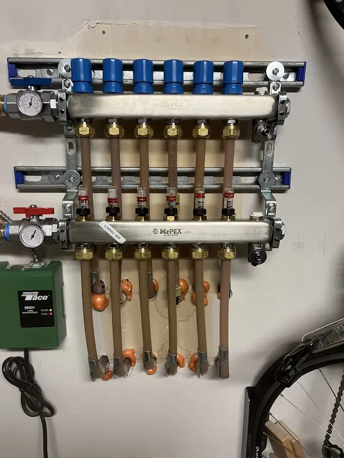 Plumber performing Leak Detection at a residential property in Canastota